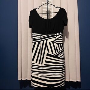 ALYX Limited | Scoop Neck | Short Sleeve Dress | Women’s Size 8 | Black/White